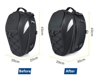 Portacascos moto mochila