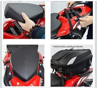 Portacascos moto mochila