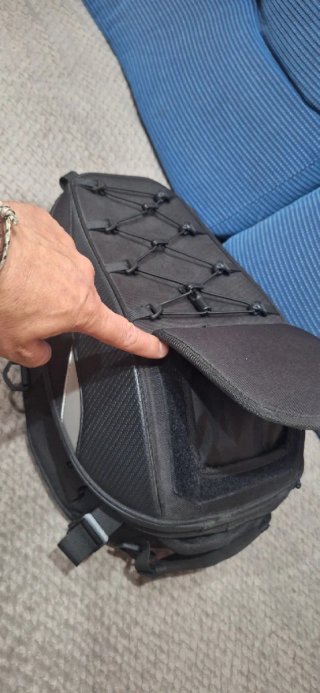 Portacascos moto mochila