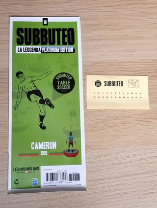 Subbuteo Camerun 1990 Platinum Edition