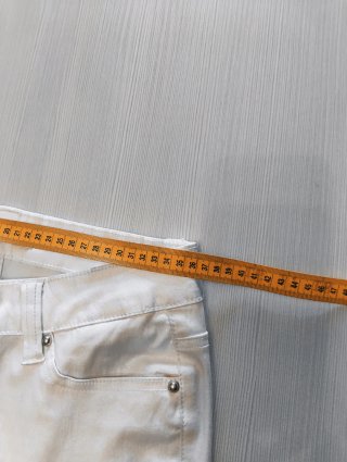 Jeans donna bianchi satinati tg 44