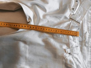 Jeans donna bianchi satinati tg 44