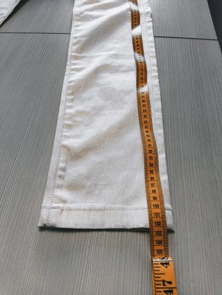 Jeans donna bianchi satinati tg 44