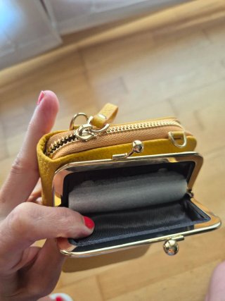 Bolso móvil cartera Hengsheng mostaza