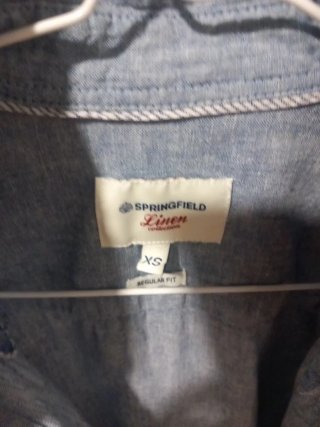 Camisa Lino Springfield Talla XS Un solo uso