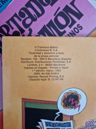 Lote de comics Mortadelo y Filemón