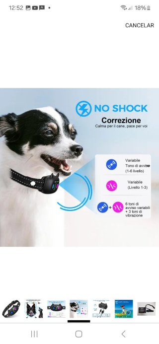 Collar Perro Chip Inteligente Negro nuevo precinta