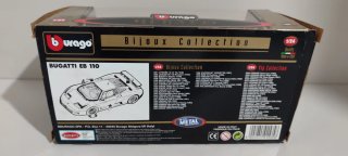 Maqueta Bugatti EB110 (1991) Burago Azul