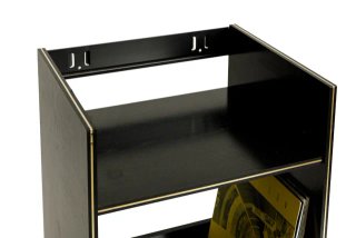Mueble para vinilos y tocadiscos con ruedas