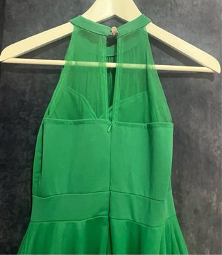 Vestido verde de tul