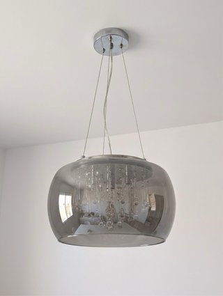 Lote 3 lampade a sospensione design in metallo