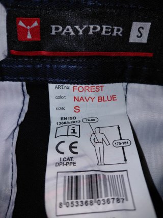 Pantaloni Payper da lavoro blu