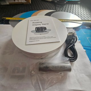 Base giratoria 360° USB-C para fotografía
