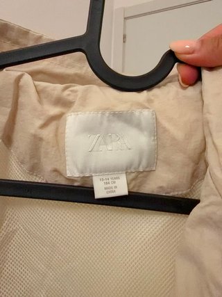 Chaqueta Zara Vintage Beige y Blanca