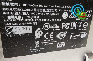HP Elite One 800 i5 8GB RAM 240GB SSD