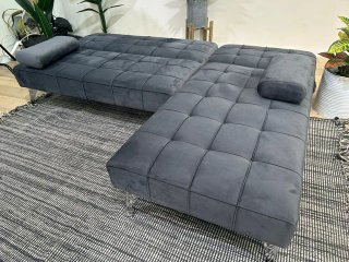 Sofá Chaise Longue Convertible Terciopelo