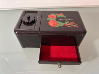 Caixa Musical Guarda-Joias Vintage Bailarina