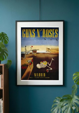 Poster "Guns N Roses" Madrid 2017