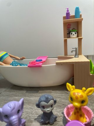 Pack Barbie Bañera y Accesorios