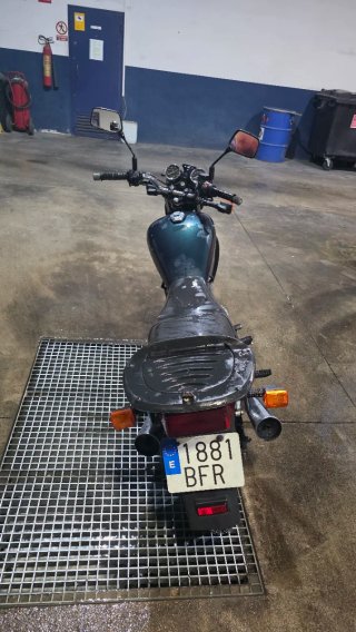 Honda CB250 verde