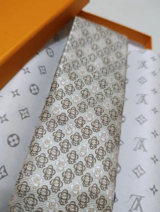 Corbata Louis Vuitton Beige