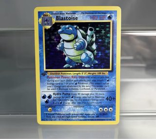 Carta Pokémon Blastoise Base Set 2/102