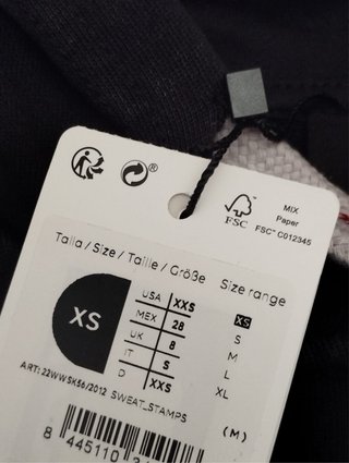 Sudadera Desigual efecto desgastado y con Parches