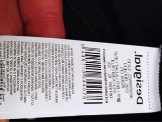 Sudadera Desigual efecto desgastado y con Parches