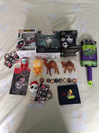 Lote Funko Pop, Jack Skellington, Simspons