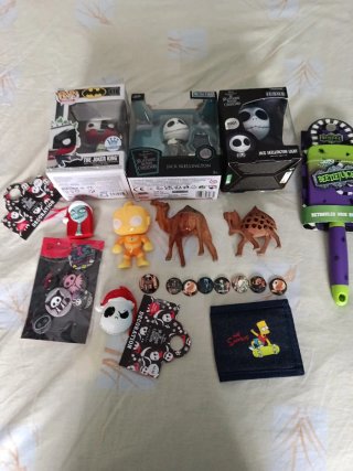 Lote Funko Pop, Jack Skellington, Simspons