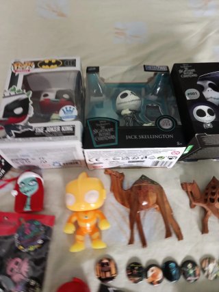 Lote Funko Pop, Jack Skellington, Simspons