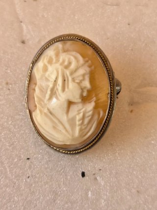 Spilla Cameo Conchiglia Donna