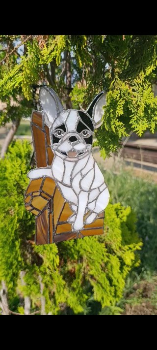 Vitral mascota personalizado