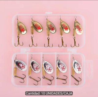 Lote 160 Cucharillas Pesca Trucha