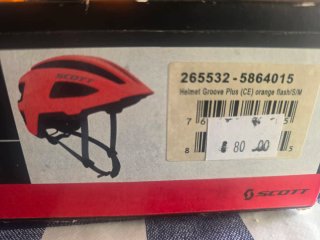 Casco Scott Groove Plus Naranja