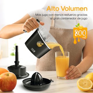 Exprimidor Eléctrico LEBENLANG 800ml - Negro