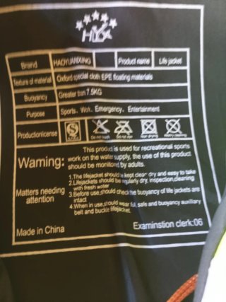 Chaleco salvavidas fluorescente,tengo dos unidades