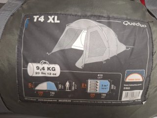 Tienda de campaña Quechua T4 XL