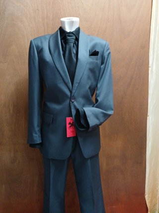 Abito uomo grigio elegante taglia 54