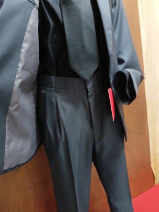 Abito uomo grigio elegante taglia 54