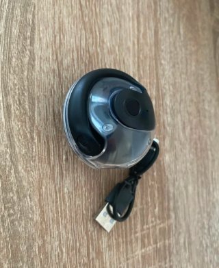 Auriculares Traductor Idiomas Negro/Plata