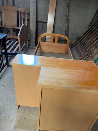 Estructura de cama de madera