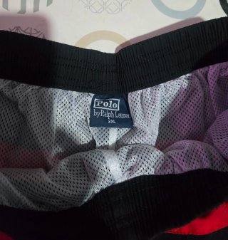 Bañador Polo Ralph Lauren T. M Negro/Rojo