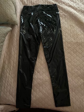 Pantalones charol negros