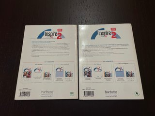 Inspire libro de teoria y Cahier A2 Francés
