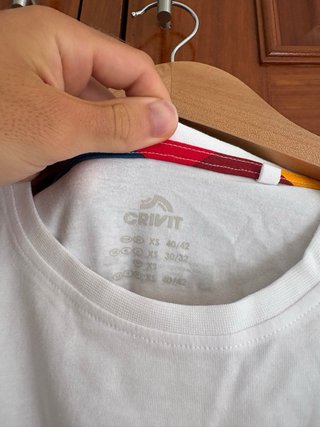 T-shirt Crivit Lidl Trek Branca