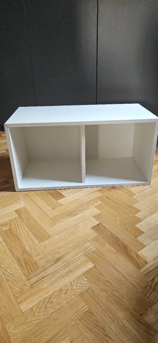 Estantería Cubo Doble Blanca