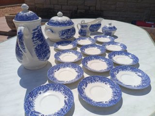 Vajilla Completa Azul y Blanca | Churchill England