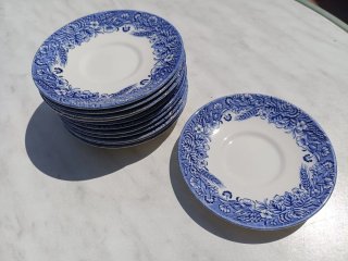 Vajilla Completa Azul y Blanca | Churchill England