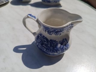 Vajilla Completa Azul y Blanca | Churchill England
